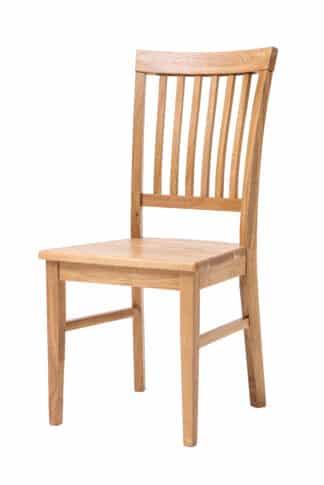 Krzesło dębowe Raines w lakierowanym wykończeniu