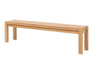 Solidna dębowa ława Kobi, olejowana i woskowana