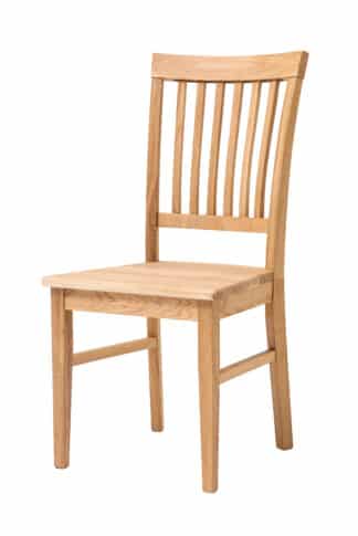 Krzesło Raines z litego drewna dębowego