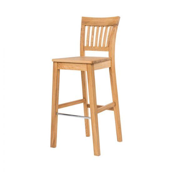 Krzesło barowe Raines olejowane dębowe 1