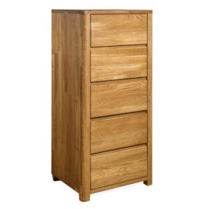 Nadčasová elegance a praktičnost: Masivní dubová komoda Lausanne 5Z