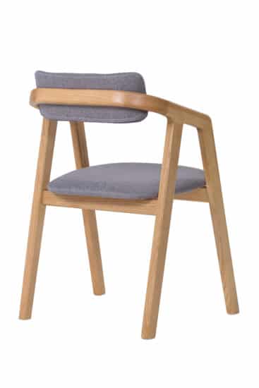 Krzesło tapicerowane jesion lakierowany Aksel 4