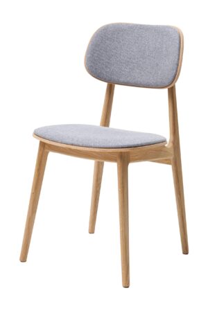 Krzesło do jadalni Verde w kolorze szarym