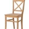 Dębowe olejowane i woskowane krzesło Torino