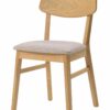 Krzesło do jadalni Vilnius z beżową tapicerką