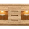 Designová masivní olejovaná komoda, vyrobena z kvalitního kartáčovaného dubu, dodává eleganci a trvanlivost, na kterou můžete spolehnout.