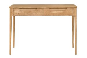 Dubový toaletní stolek Dallas vyrobený z masivního kartáčovaného dubu v olejovaném provedení-elegance, kvalita a funkčnost v jednom!