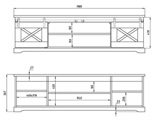 Dubová komoda pod TV Railway 4 je ztělesněním dokonalé kombinace kvality, funkčnosti a designu, který nikdy nevyjde z módy.