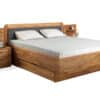 Solidne łóżko ze schowkiem Elza 180x200