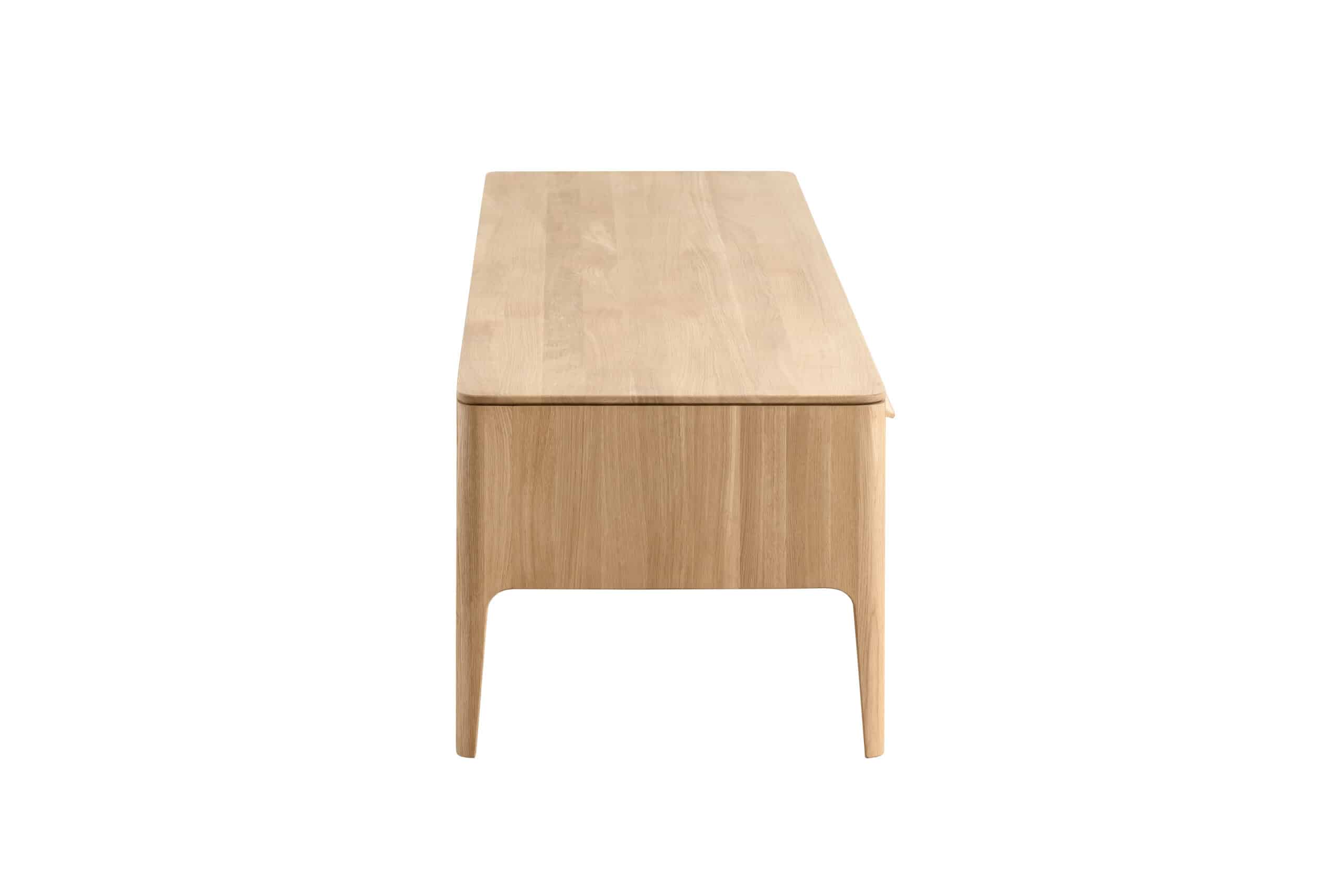 Dubová komoda pod TV Atlanta-skvost mezi nábytkem je tím pravým ořechovým pro milovníky skandinávského minimalistického designu.