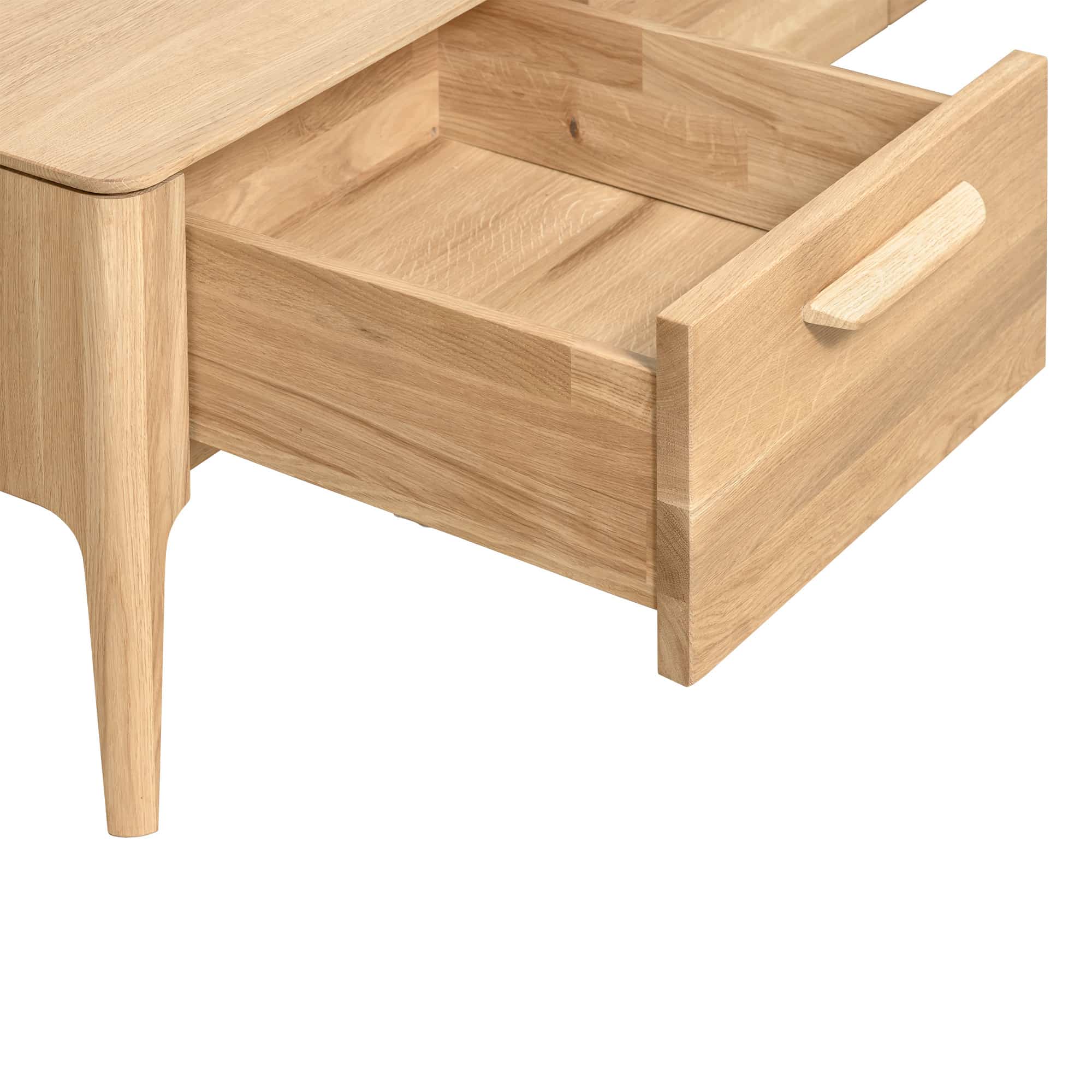 Dubová komoda pod TV je dokonalým spojením skandinávského designu a kvalitního zpracování. Představte si, jak tato tv komoda oživí váš obývací pokoj nebo jiný prostor svým luxusním minimalistickým designem.