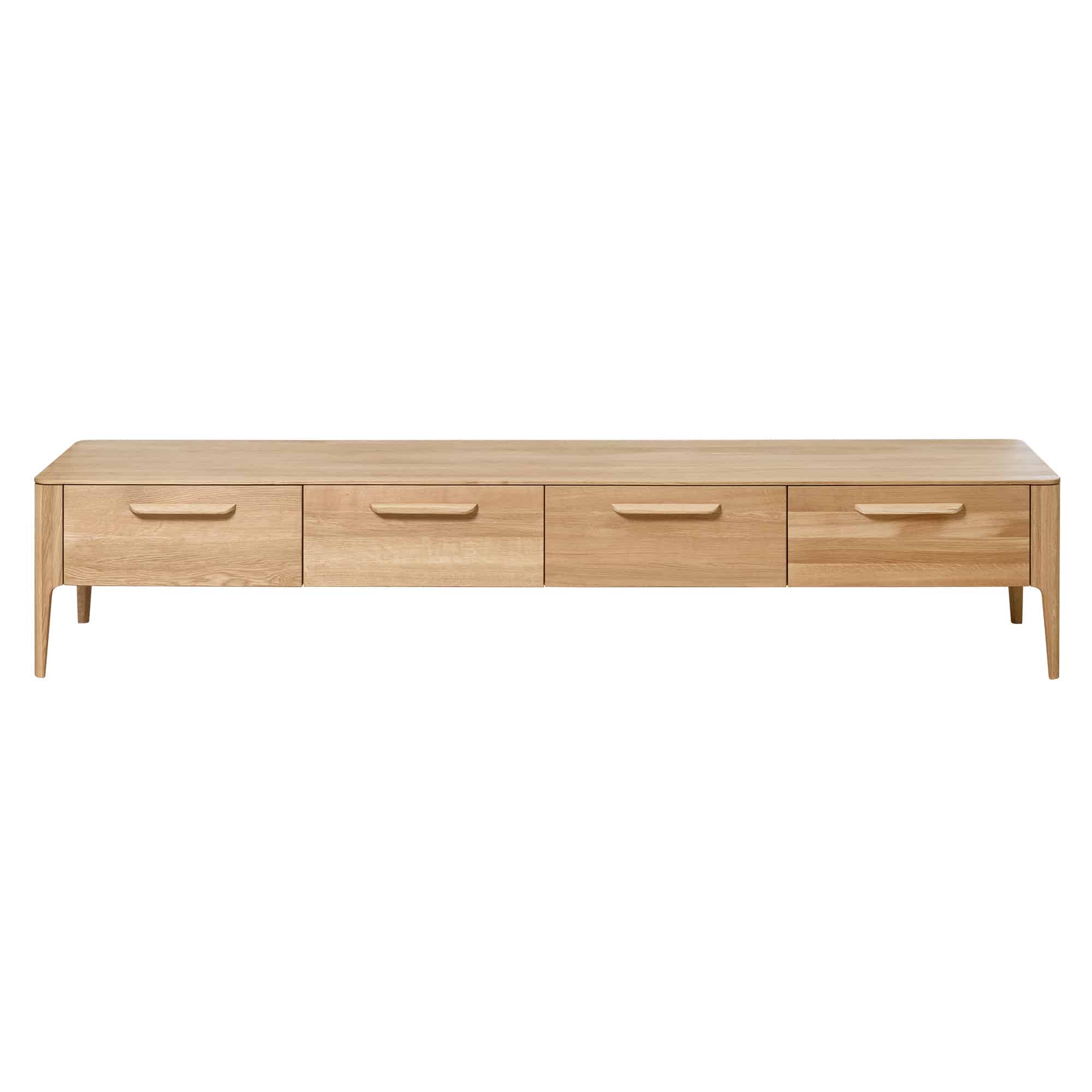 Dubová komoda pod TV je dokonalým spojením skandinávského designu a kvalitního zpracování. Představte si, jak tato tv komoda oživí váš obývací pokoj nebo jiný prostor svým luxusním minimalistickým designem.