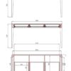 Dubový pracovní stůl Atlanta – výraz skandinávské krásy a minimalistické elegance. Je to skvělá investice do kvality, která vydrží roky.