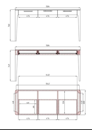 Dubový pracovní stůl Atlanta – výraz skandinávské krásy a minimalistické elegance. Je to skvělá investice do kvality, která vydrží roky.