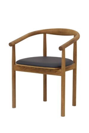 Dřevěná židle s područkami Calm je to skvělý spojenec pro vaše pohodové posezení a skvělá volba pro ty, kteří hledají elegantní design, pohodlí a vysokou kvalitu.