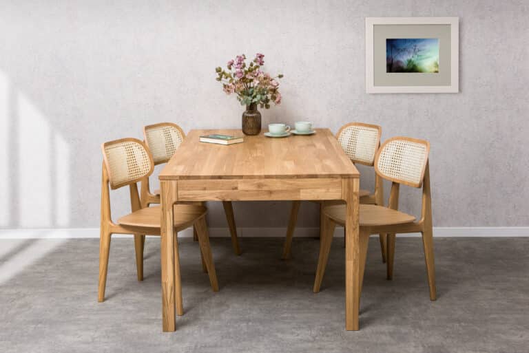 Jídelní set Moroni - Benet z masivu dubu