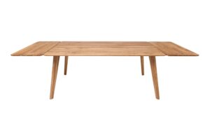 Deska s jemnou spárou a olejem ošetřený povrch podtrhují přirozenou krásu dubu, zatímco jednoduché linie a mírně šikmé nohy dodávají stolu stabilitu a lehkost. Ideální doplněk do moderních i klasických interiérů, který zútulní každý prostor.