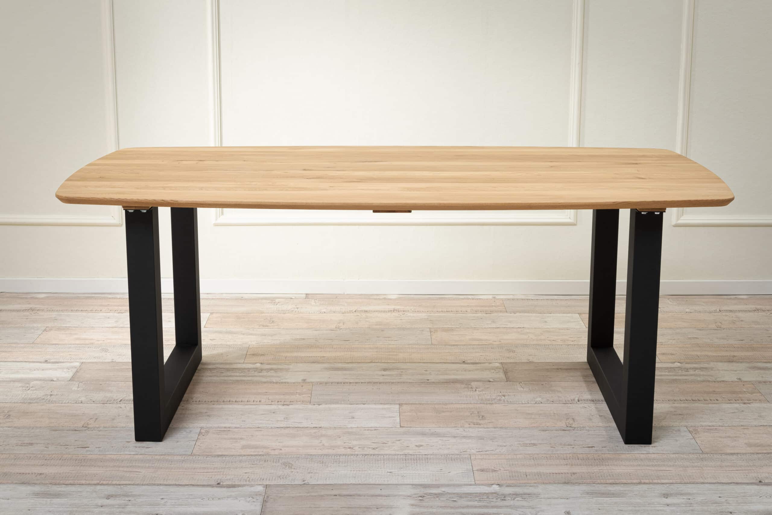 Stół jadalny dębowy Timber 180 z nogami U<br> - obrazek 2