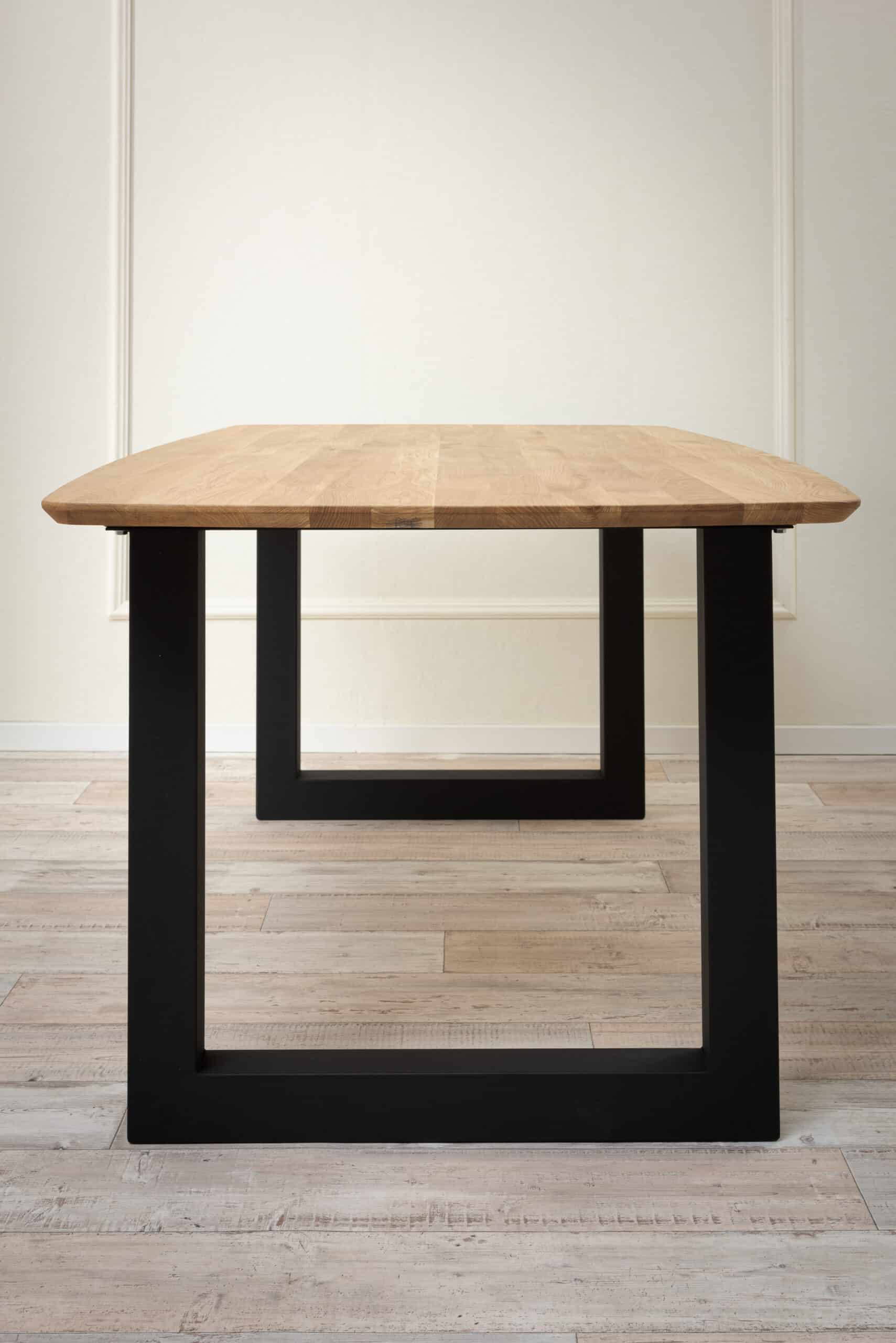 Stół jadalny dębowy Timber 180 z nogami U<br> - obrazek 3