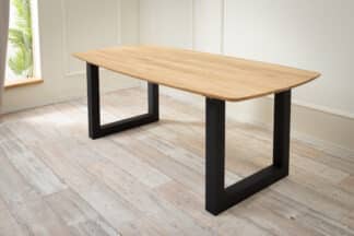 Stół jadalny dębowy Timber 180 z nogami U<br>