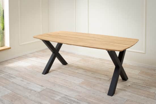 Stół jadalny dębowy Timber 180 z nogami X