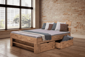 Masivní postel Sofi Kubus